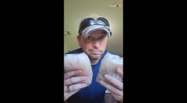 Man cooks a freshly caught fish *Easy to make fish recipe*
