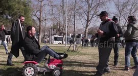 Thousands of Greek farmers protest against pension reform