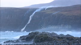 Storm Gertrude, Milovaig, Isle of Skye
