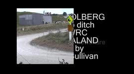 WRC Petter Solberg skids into ditch, NZ 2003