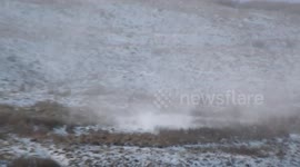 Snow Devils Rotating On The Sperrins! - Jan 30th 2016