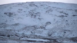 Rotating Snow Devil Hits Me & My Car on Sperrins, N. Ireland - Jan 30th 2016