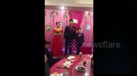 Ten-year-old boy hosts wedding for his auntie and uncle