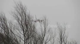 Windy landing for Ryanair flight amid Storm Henry