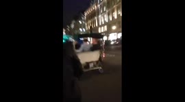 Speeding around London on rickshaws