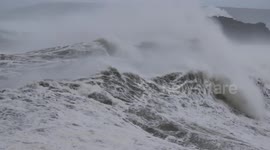 Storm Henry Massive Waves At Antrim Coast! - Feb 1st 2016