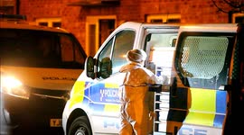 Police outside home where woman and two children were found dead in Leeds