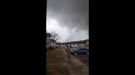 US military base hit by tornado