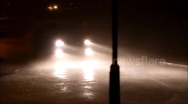Heavy Rain batters East London