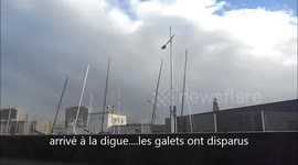 le Havre : en pleine tempête ( lundi 8 février )