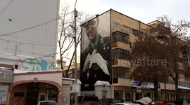 Graffitis of downtown Yekaterinburg, Russia