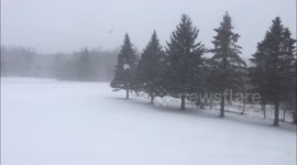Time Lapse 2-7-16 Winter Storm in Minnesota