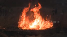 Child playing with fire on Chinese New Year burns down marshland
