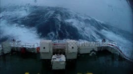 This is what it’s like to be a passenger on a ship during a North Sea storm