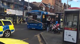 Elderly pedestrians hit by bus in Nottingham