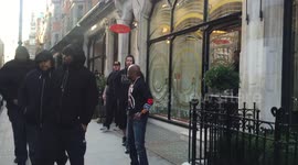 Floyd Mayweather shopping at Christian Louboutin in London
