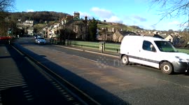Victoria Bridge in Kendal Cumbria reopens after December floods