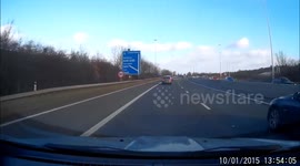 late exit off a motorway