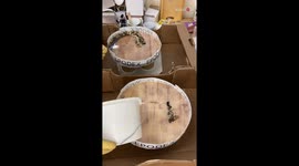 Artist makes a seascape with Resin *Incredible Resin Art Timelapse*
