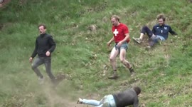 Cheese Rolling 2023: UK's wackiest sport attracts competitors from across the world