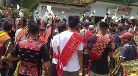 Here's a video of folk dance performed by the Konyak Nagas of Nagaland, India. The Konyak Celebrate it's festival which is known as Aoleang festival in the month of 1st of April-6th of April every year. This tribe is also known as the last head hunting tr