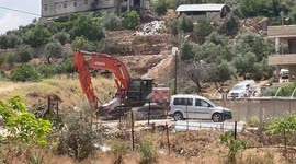 Israel tears down a Palestinian house in the Bethlehem, in the West Bank