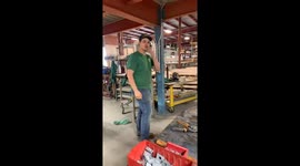 Cleaning The Fan At Work