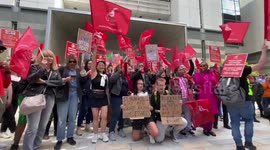 St.Mungo's charity workers strike over pay in London