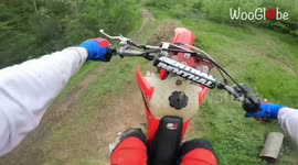 Rider 'walking it off' after a nasty dirtbike crash is UNINTENTIONALLY HILARIOUS