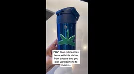 Social media users left in stitches as child sent home from nursery with VERY suspicious sticker