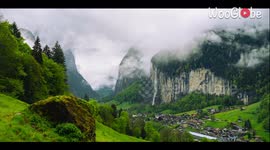 Incredible Time lapse of a heavenly-looking waterfall in Switzerland *Mother Nature*