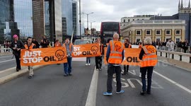Tensions run high between Just Stop Oil and commuters during latest London protest