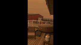 Alberta Wildfire Smoke Darkens The Skies