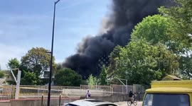 France: Massive Fire Erupts At Textile Warehouse In Aubervilliers 3