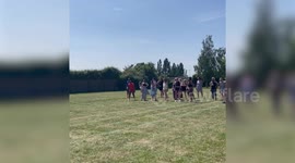 Mum who faceplanted in viral sports day race is still turning down dates from strangers - but won't run race