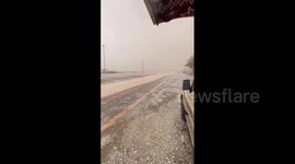Saudi Arabia: Severe Thunderstorm Hits Northeast Region Bringing Heavy Rains, Hail 3