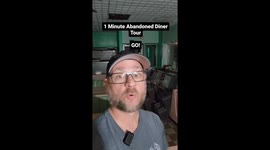 Abandoned vintage diner discovered – with condiments and coffee cups left out and tables still set Part 2/2