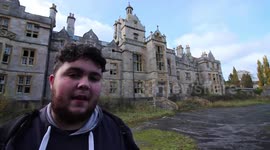 SPOOKY images and video footage have revealed the crumbling remains of an abandoned UK asylum that once housed 1,500 patients.