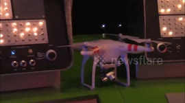 COULD this be the next stage in artificial intelligence after a small robot was filmed piloting a drone?