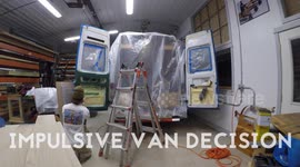 MEET the couple who shunned traditional office jobs and spent $5,000 converting their Dodge Sprinter van into a home to live life on the road with their beloved pet dog.