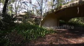 WELCOME inside the eerie alternative 1970’s experimental dome home housing model of the future that sadly never came-to-pass.