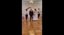 Statue Broken During Wedding Ceremony