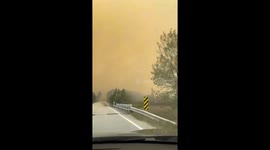Canadian Forest Fires Create Smokey Atmosphere