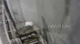 WATCH as a group of thrill-seeking adventurers climb one of the longest cable-stayed bridges in Russia and reach the top at 406-feet without any safety equipment.