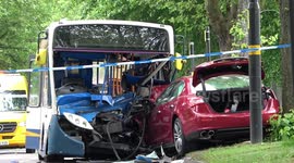 Six injured, including child, after bus and car collide head-on in horror crash in Edgbaston, Birmingham