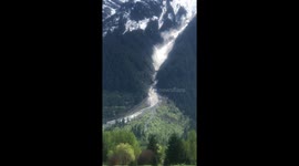 Mt. Currie Avalanche in Pemberton British Columbia