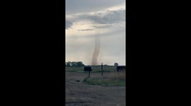 Large Tornado Doesn't Look Real