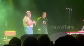 Lewis Capaldi invites lucky fan on stage to sing with him during gig