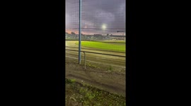 Unbelievable Sprint car crash occurs at Waikaraka Park during the racing tournament