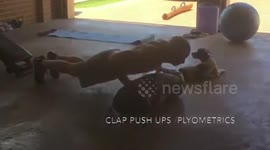 MEET the former soldier whose previous weight made him feel so fat, lazy and worthless that he began to use everyday household objects for fitness which helped him lose over a stone-and-a-half in just twelve weeks and now he sports an impressive six-pack.